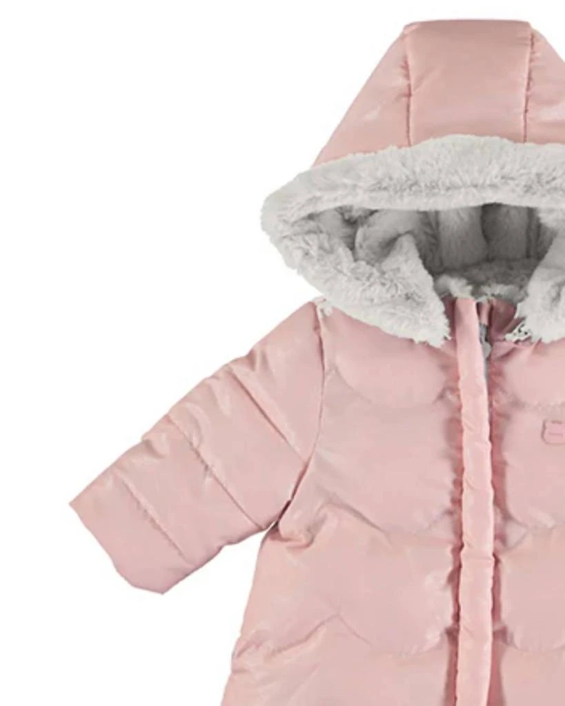 Mayoral Mayoral - Girls Reversible Faux Fur Puffer Jacket 2
