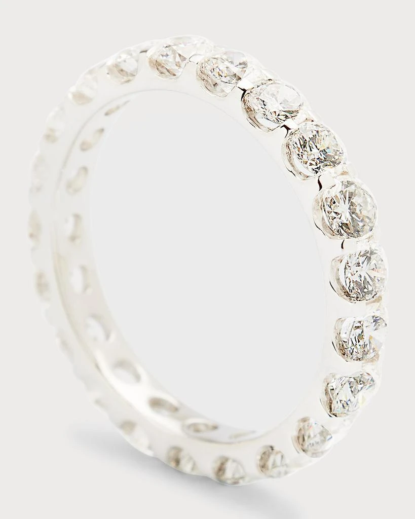 Neiman Marcus Diamonds 18K White Gold Round Diamond Eternity Band, 2.0tcw 4