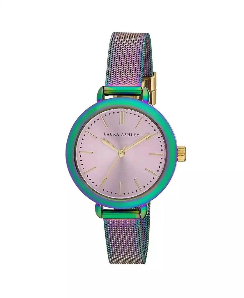 Laura Ashley Rainbow Mesh Watch 1