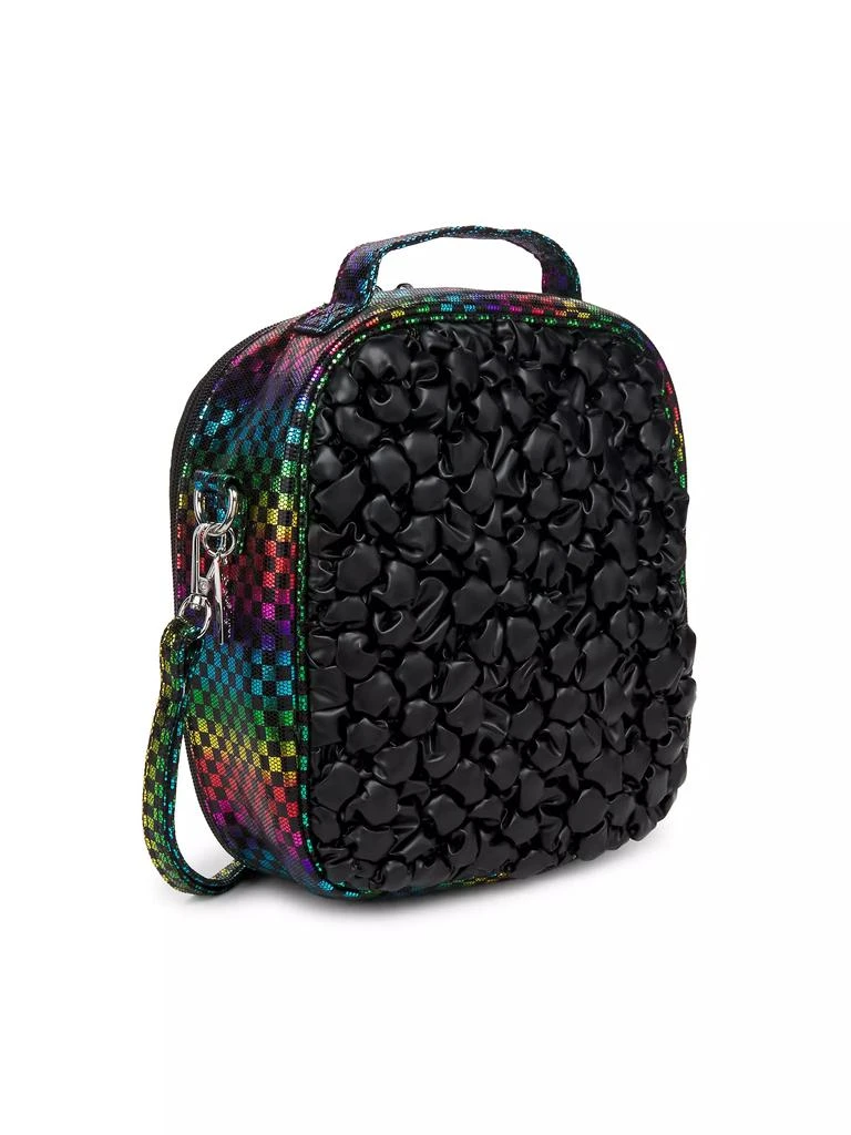 Bari Lynn Girl's Checkered Rainbow Lunch Box 2