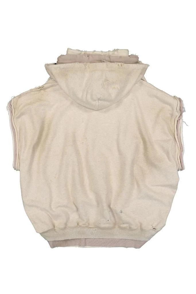 Maison MIHARA YASUHIRO Maison Mihara Yasuhiro Triple Layered Sleeveless Zip-Up Hoodie 2