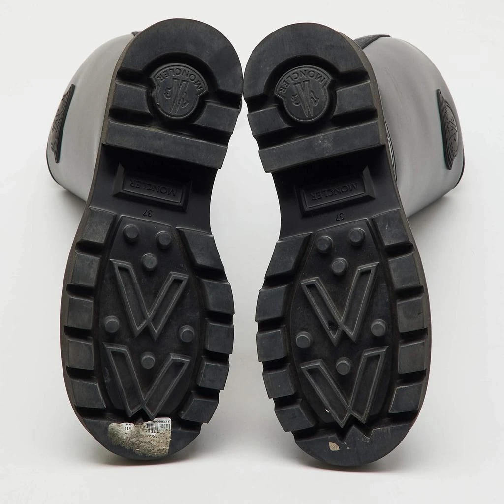 Moncler Moncler Black Rubber Kickstream High Rain Boots Size 37 6