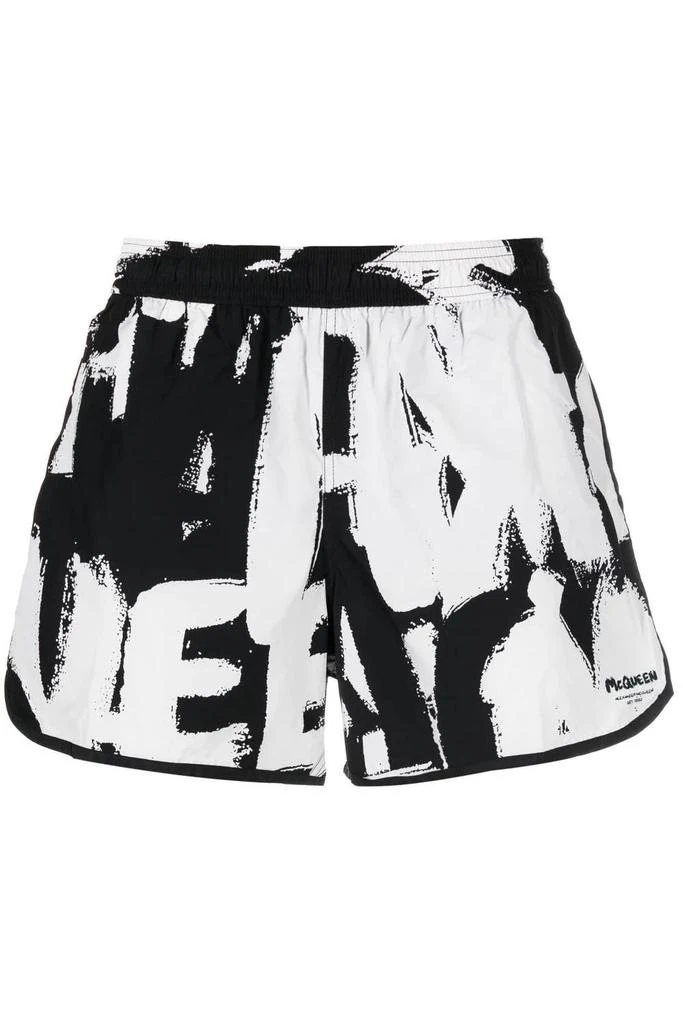 ALEXANDER MCQUEEN Graffiti Swim Shorts 2