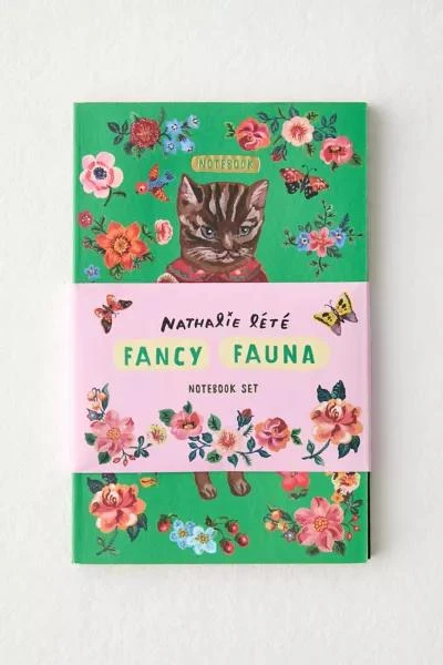 Urban Outfitters Nathalie Lété Fancy Fauna Notebook Set 1
