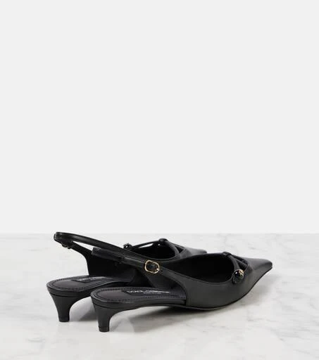 Dolce
Gabbana Leather slingback pumps 2