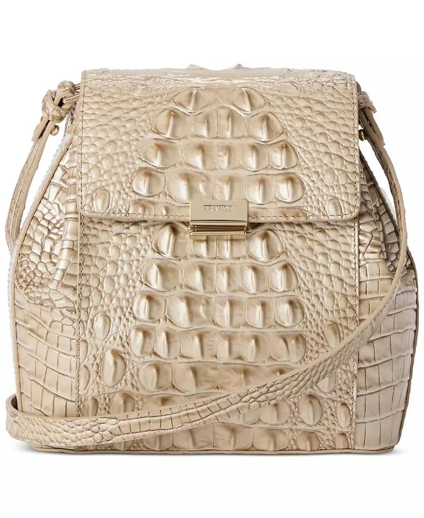 Brahmin Melbourne Margo Embossed Leather Crossbody 1