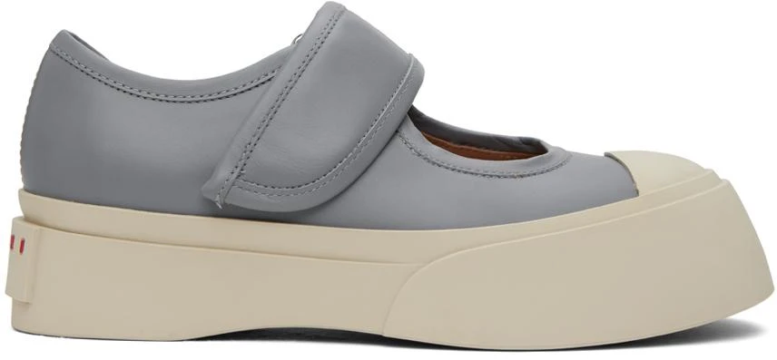 Marni Blue Pablo Mary Jane Ballerina Flats 1