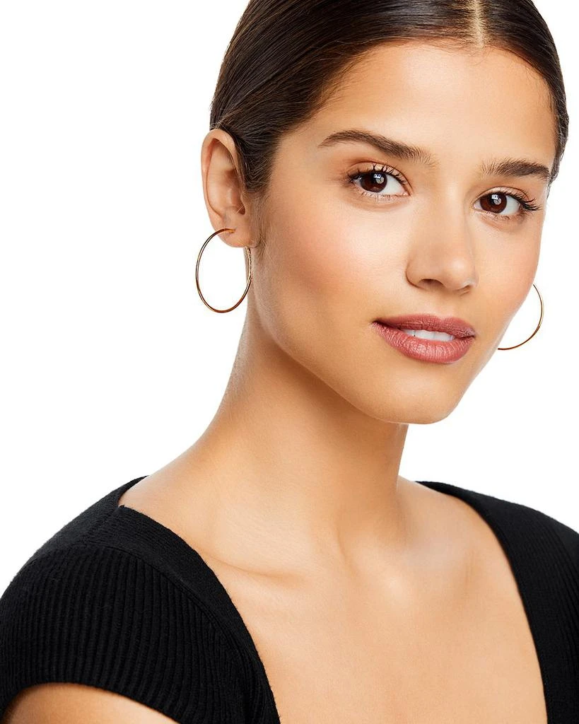 Bloomingdale's 14K Yellow Gold Endless Hoop Earrings 2