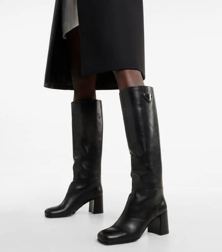 Prada Leather knee-high boots 4