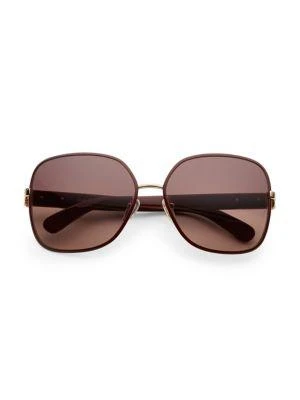 FERRAGAMO 59mm Square Sunglasses 1