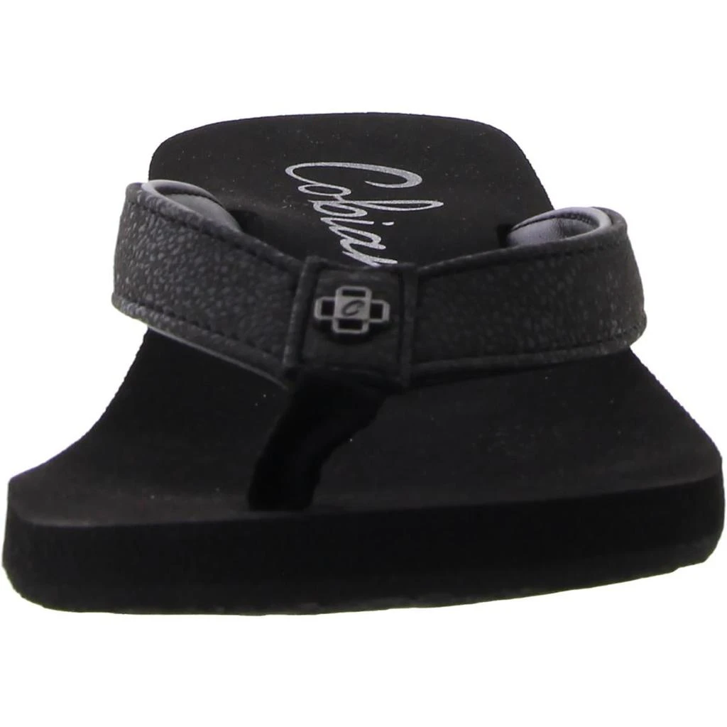 Cobian Skinny Bounce Womens Faux Leather Slip On Thong Sandals 3