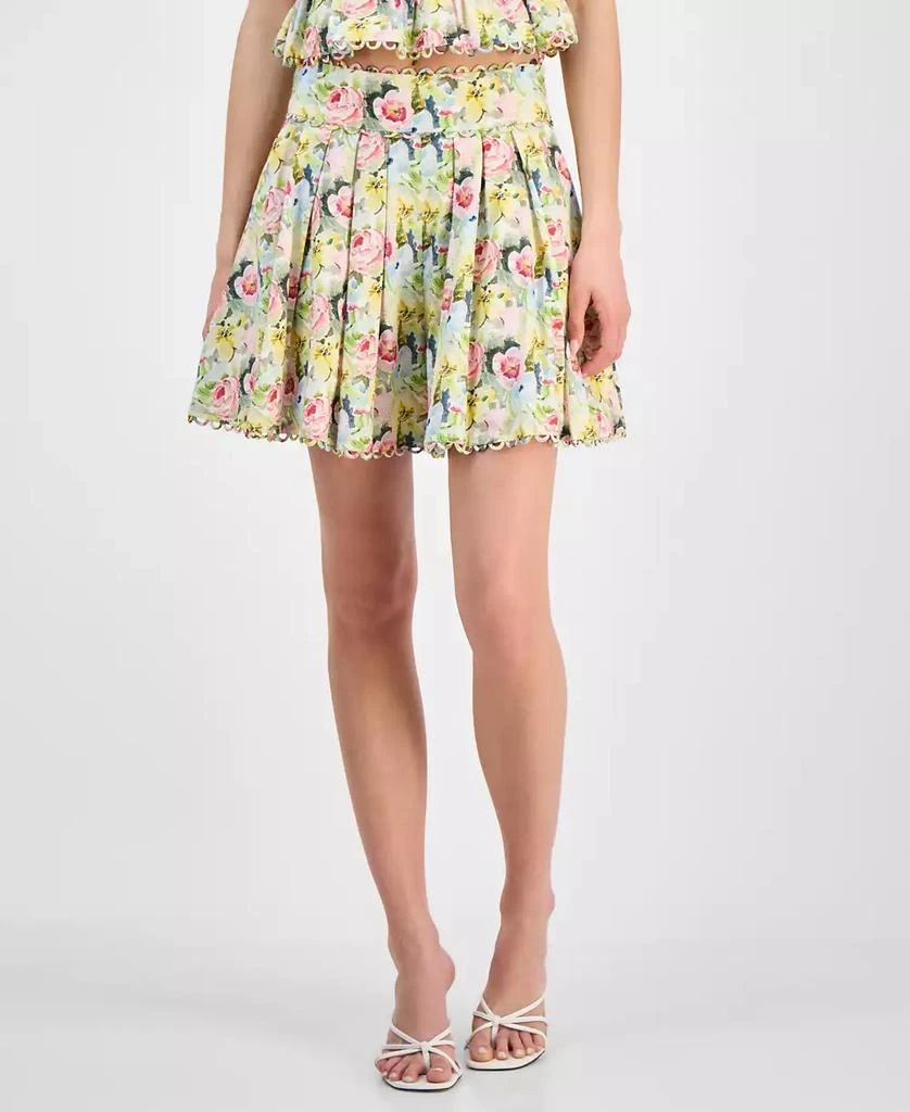 En Saison Women's Cairo Floral-Print Shorts 1