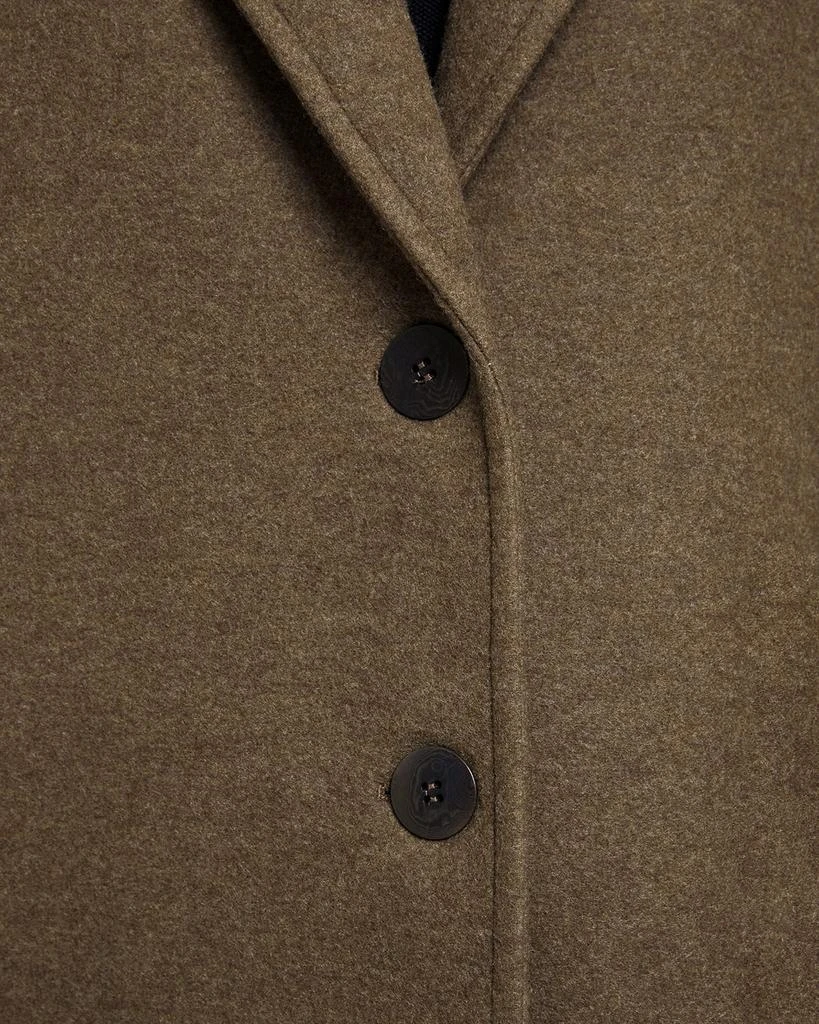 Santorelli Long Button-Down Wool Coat 5