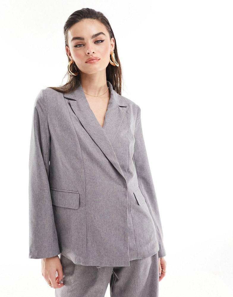 Y.A.S. Y.A.S oversized dad blazer co ord in slate