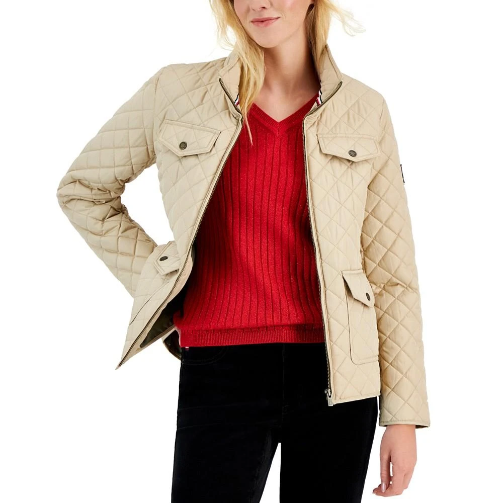 Tommy Hilfiger Women's Quilted Zip-Up Jacket 1