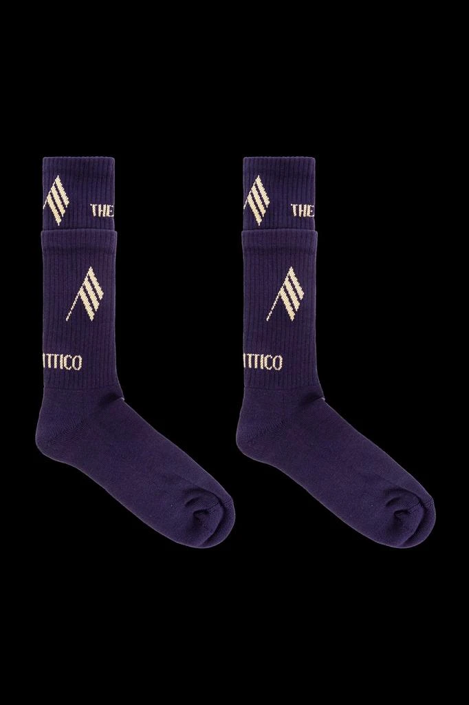 The Attico The Attico Logo Intarsia Socks 2