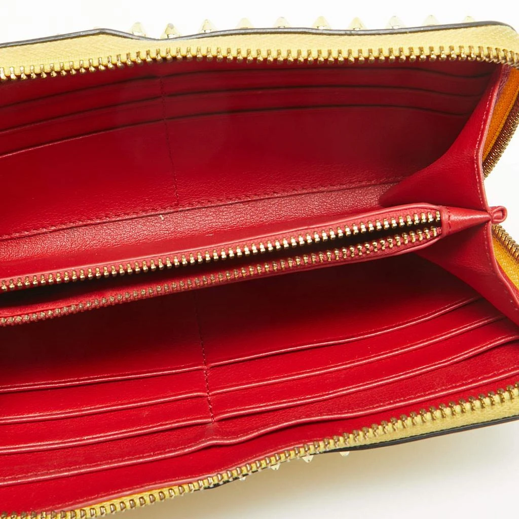 Christian Louboutin Christian Louboutin Yellow Leather Panettone Continental Wallet 2