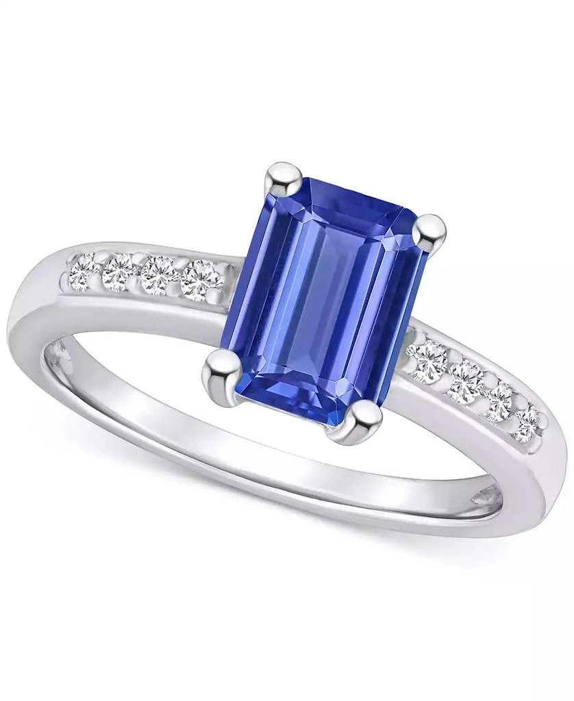 Macy's Tanzanite (1-5/8 ct. t.w.) & Diamond (1/8 ct. t.w.) in 14k Gold 1