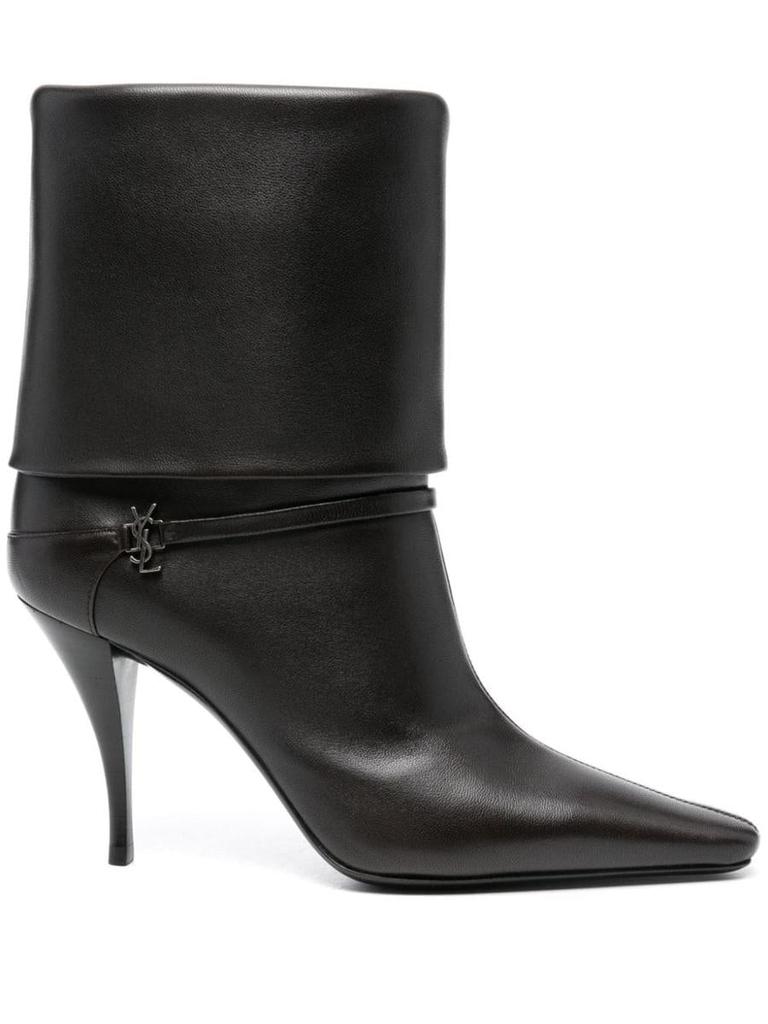 Yves Saint Laurent Saint Laurent 'Lee' Ankle Boots - BeyondStyle