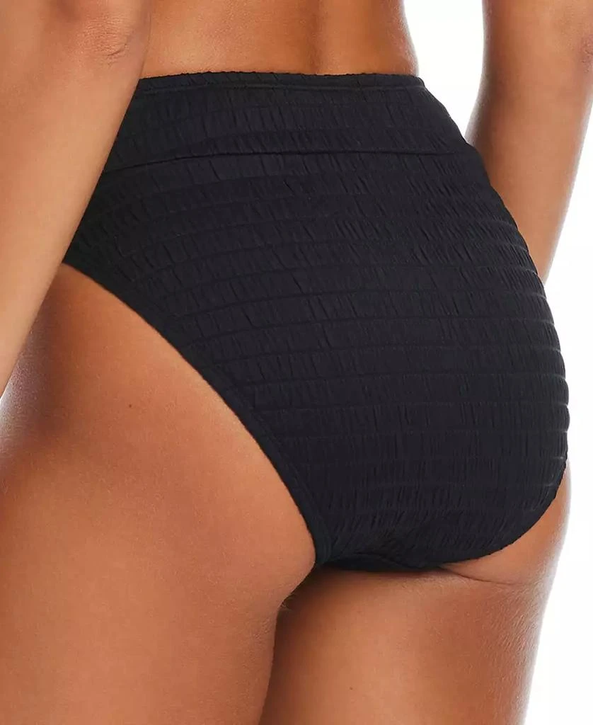 Bar III Women's Pucker Up V-Waist High-Leg Bikini Bottoms, Exclusively at Macy's 2