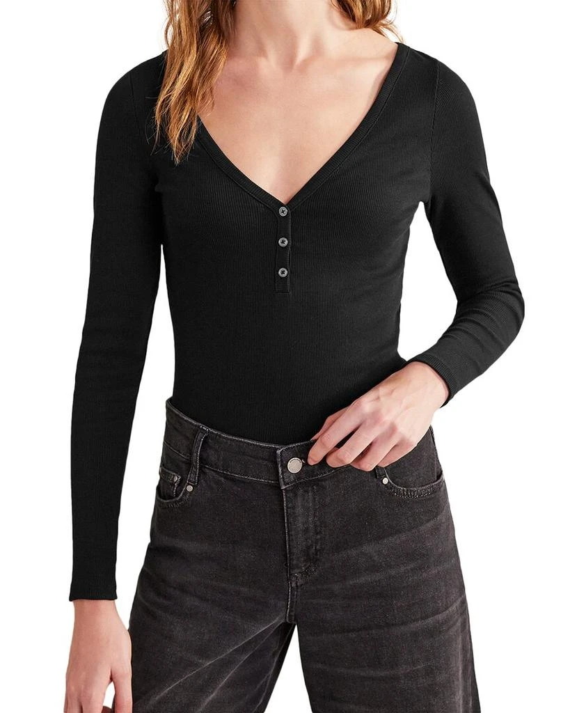 Boden Henley Ribbed Top 1