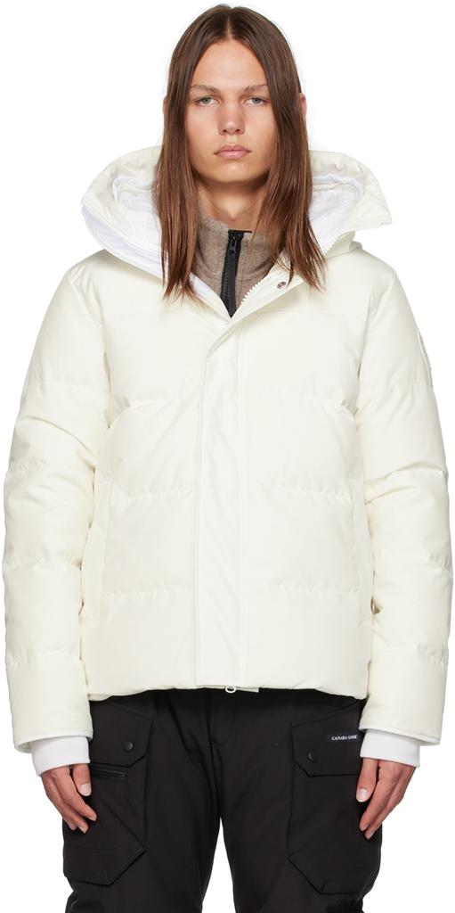 Canada Goose White HUMANATURE MacMillan Down Jacket