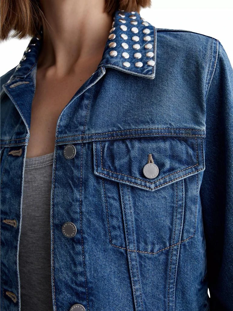 AG Jeans Isa Studded Denim Jacket 6
