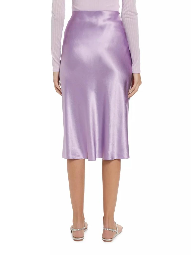 Vince Satin Slip Midi-Skirt 5