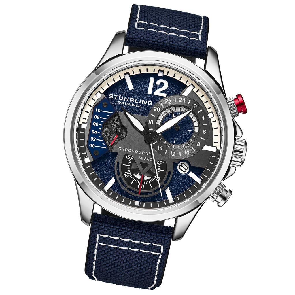 Stuhrling Original 909 Quartz 45mm Aviator