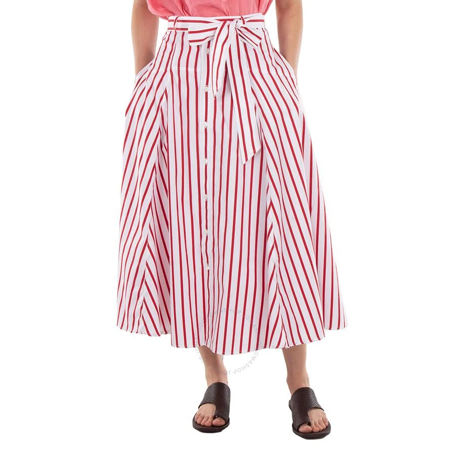 Ralph Lauren Striped A-Line Skirt With Belt 1