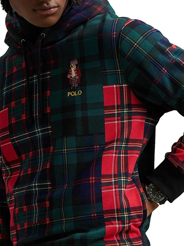 Ralph Lauren Patchwork Magic Hi-Pile Fleece Hoodie 5