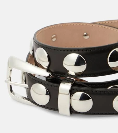 Khaite The Benny studded leather belt 3