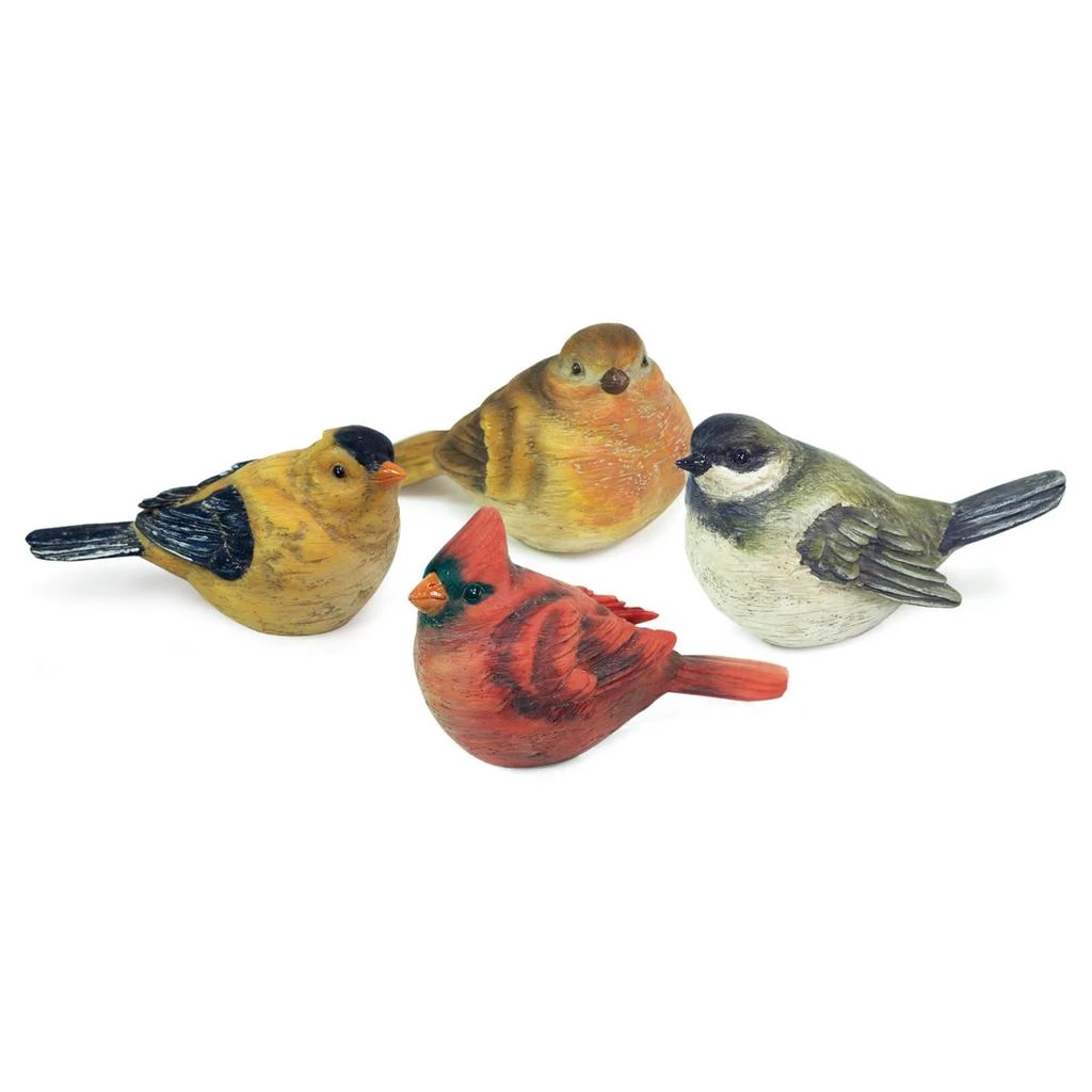 Hivvago Realistic Painted Tabletop Bird Figurine (Set of 12) 2
