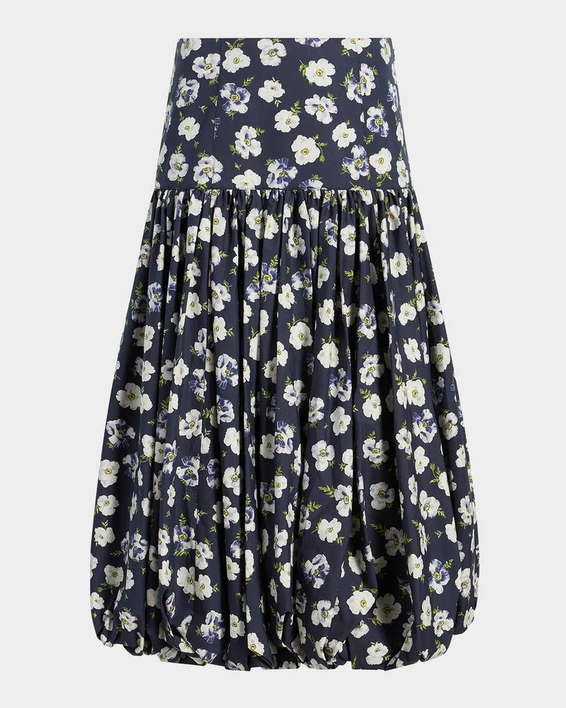 Cinq a Sept Ellah Tossed Poppies Bubble Skirt 1