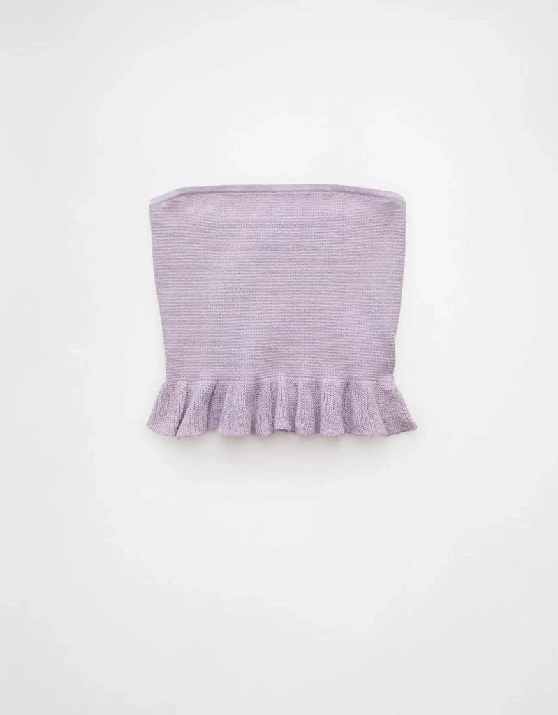 AE AE Cropped Peplum Sweater Tube Top 3