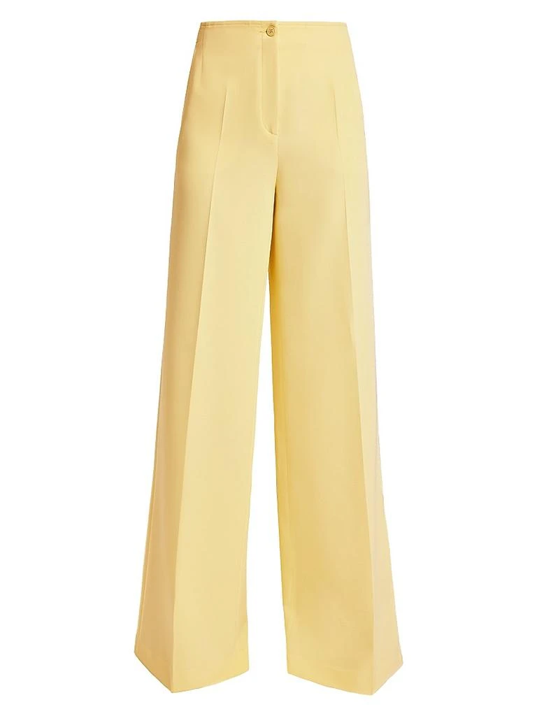 Santorelli Techno Crepe Wide-Leg Pants 1