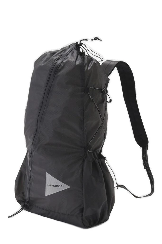 And Wander And Wander 111 Logo Detail Sil Backpack 3