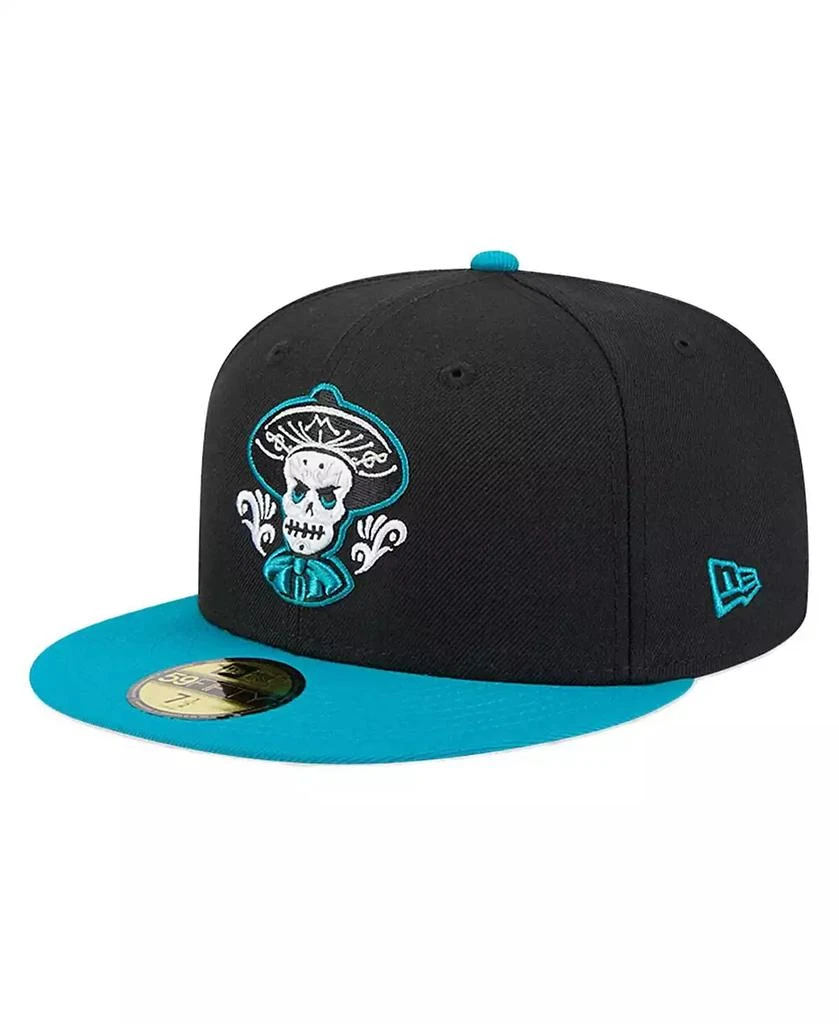 New Era Men's Black Albuquerque Isotopes Copa De La Diversion 59FIFTY Fitted Hat 1