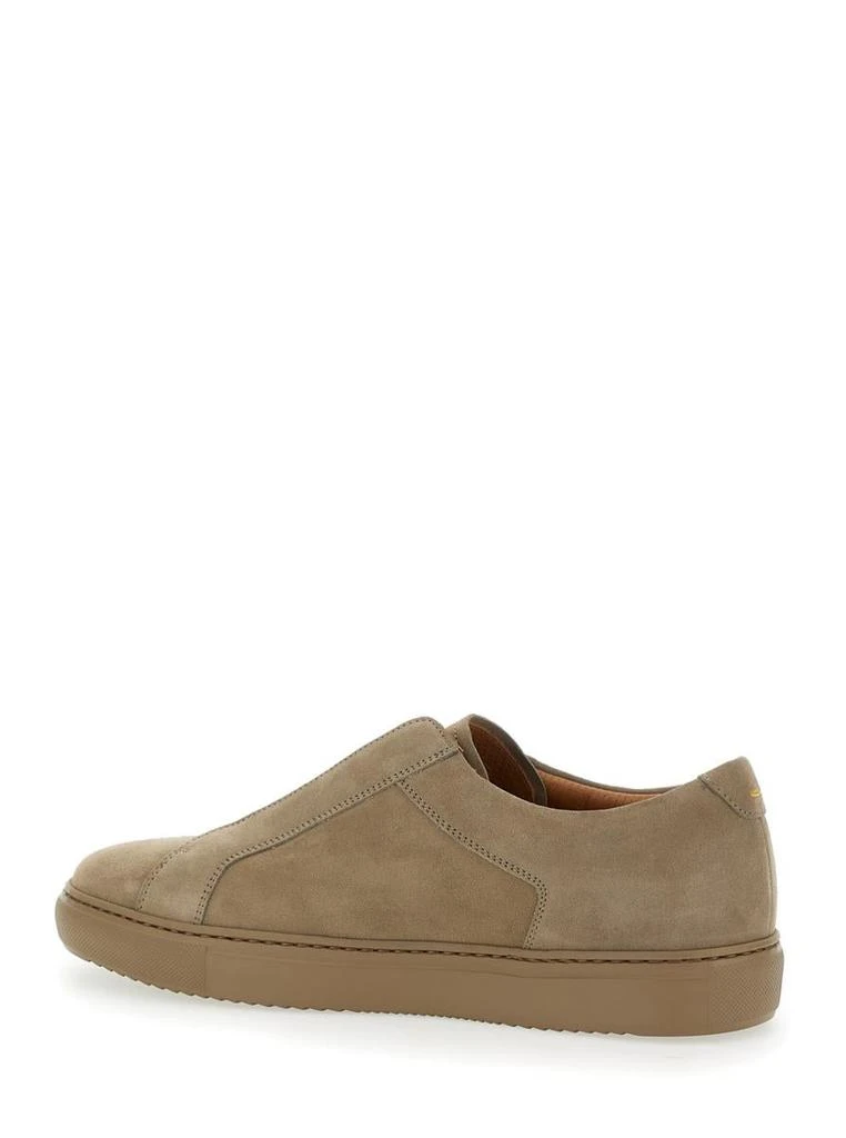 Doucal's 'Roger' Beige Slip-On Sneakers In Suede Man 3