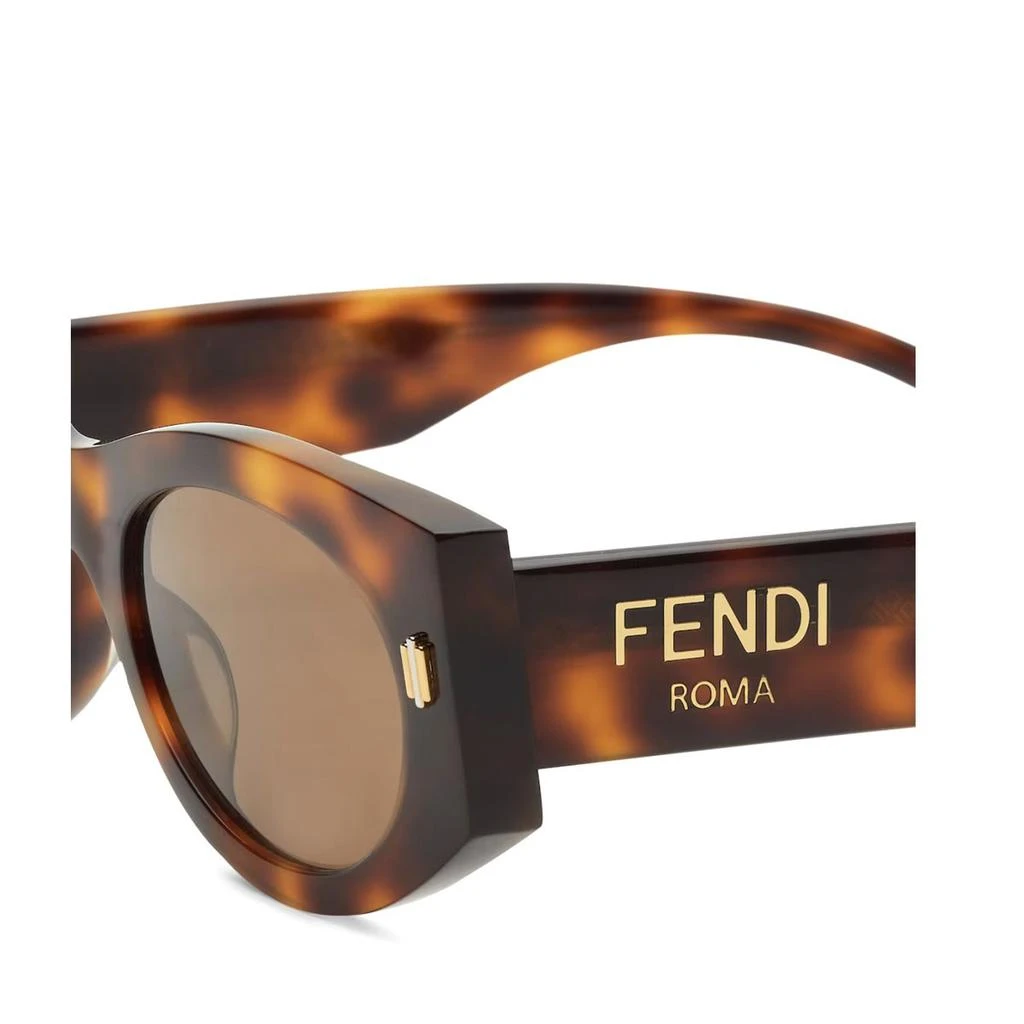 Fendi Fendi Eyewear Oval Frame Sunglasses 3