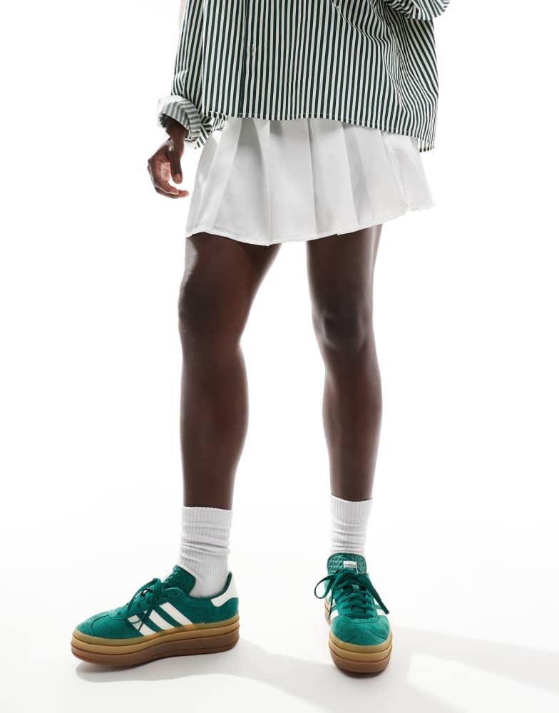 Adidas adidas Originals Gazelle Bold trainers in green and white