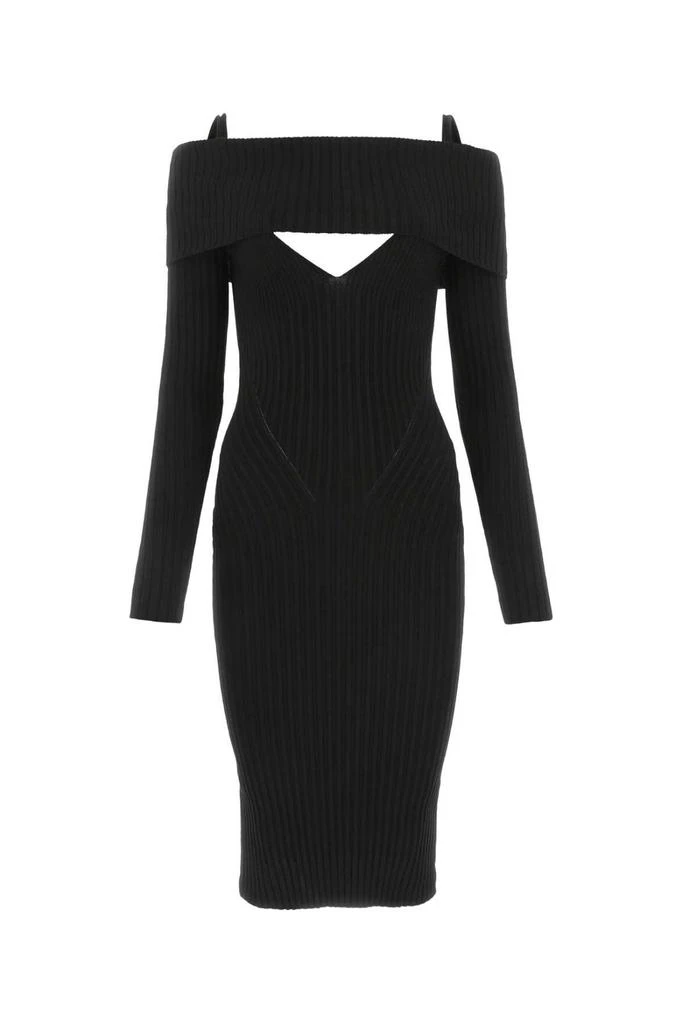 ANDREA ADAMO Andrea Adamo Cut-Out Knitted Midi Dress 1
