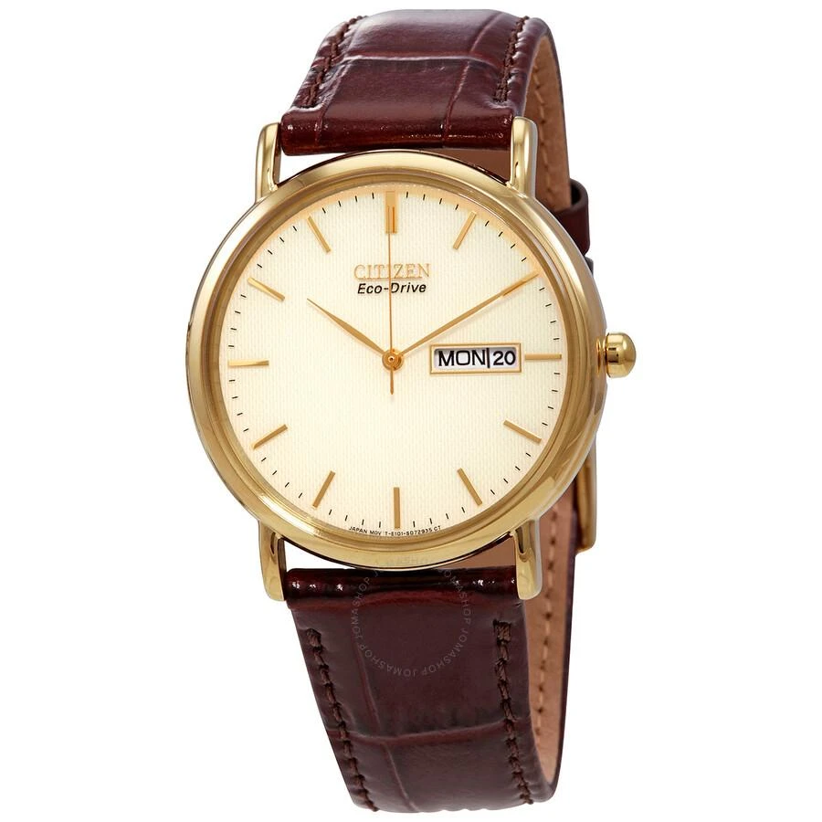 Citizen Eco-Drive Champagne Dial Ladies Watch BM8242-08P 1