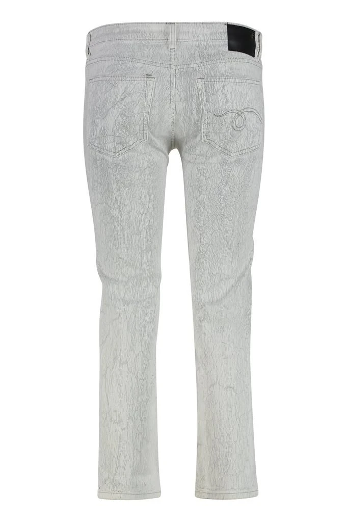 R13 R13 Logo Tag Low-Rise Jeans 2