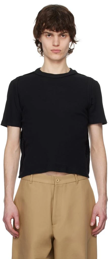 Eckhaus Latta Black Flip T-shirt 1
