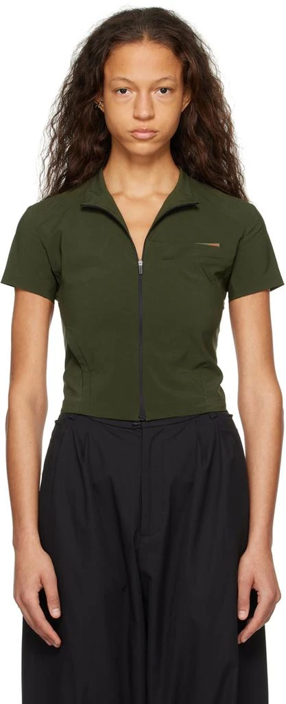 Hyein Seo SSENSE Exclusive Khaki T-Shirt 1