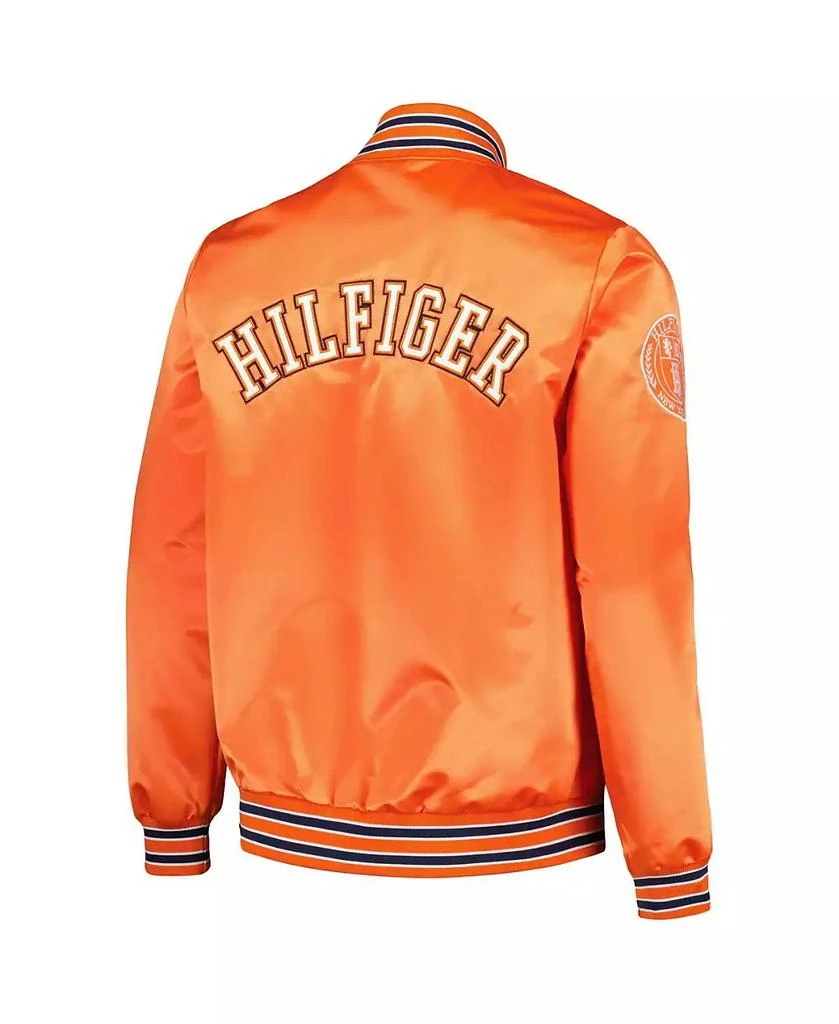 Tommy Hilfiger Men's Orange Denver Broncos Elliot Varsity Full-Snap Jacket 4