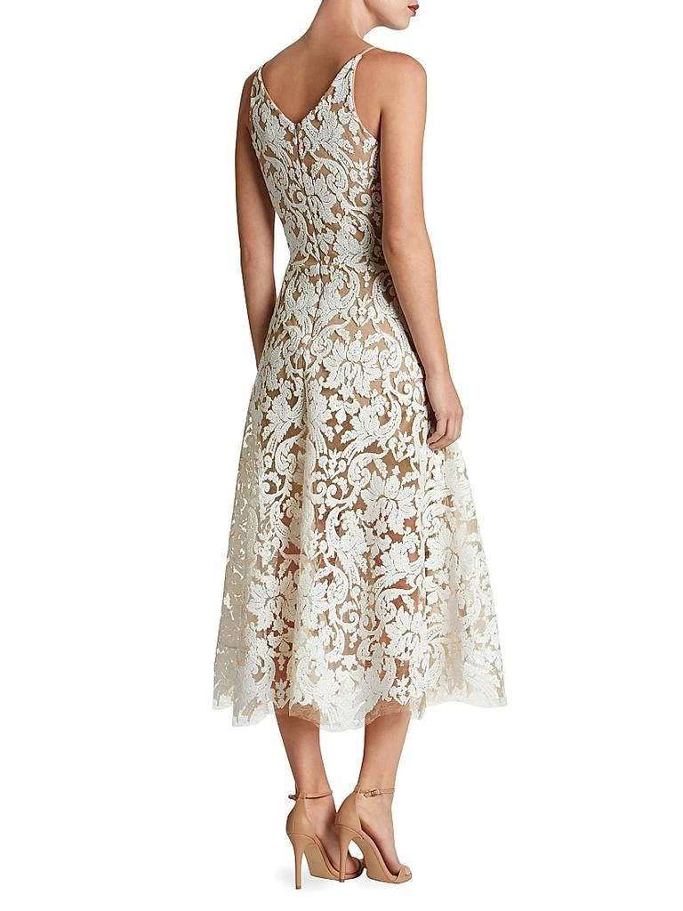 Dress The Population Blair Sleeveless Sequin Lace Midi Dress 3