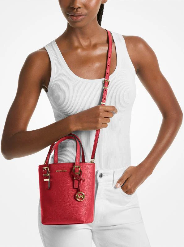Michael Kors Quinn Extra-Small Pebbled Leather Tote Bag 3