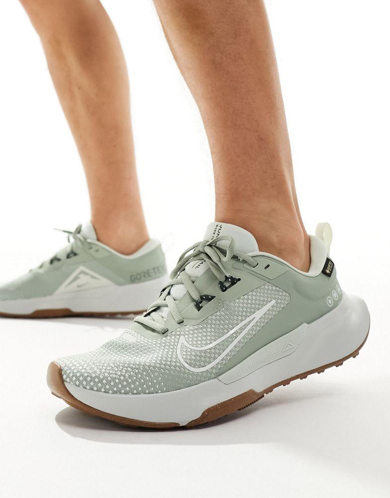 Nike Running Nike Running Juniper Trail 2 Gore Tex trainers in olive Free Shipping BeyondStyle